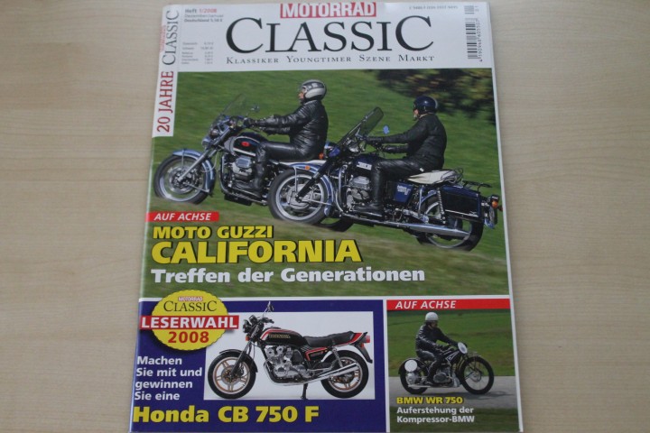 Deckblatt Motorrad Classic (01/2008)